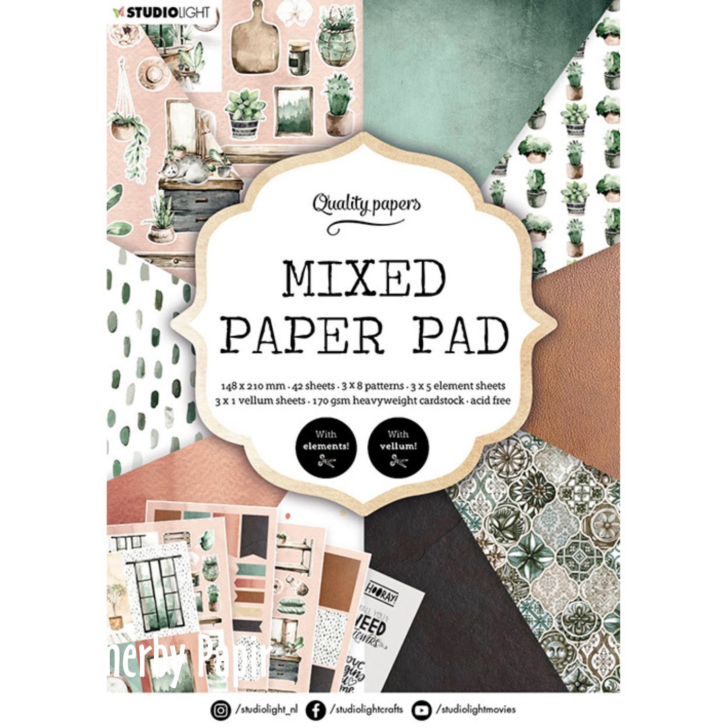 Scrap Sheets blok - Paper Pad Mixed