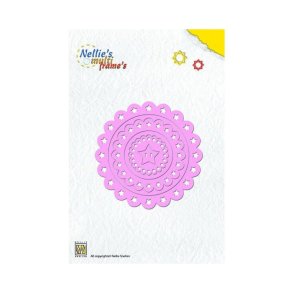 Nellies multi frames - Die - Rund med stjerner