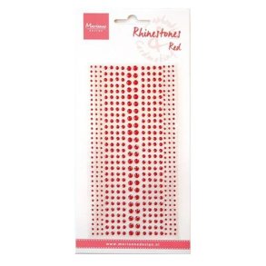 Selvklbende Rhinsten - Red