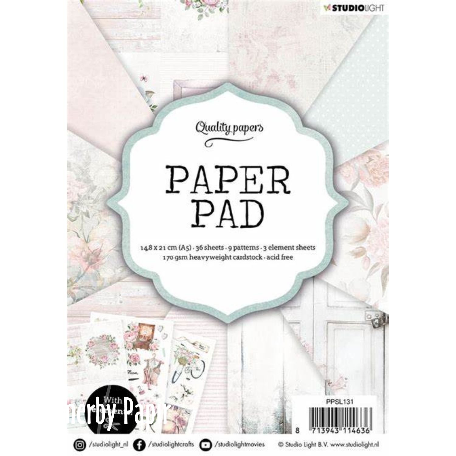 Scrap Sheets blok - Paper Pad Pastel