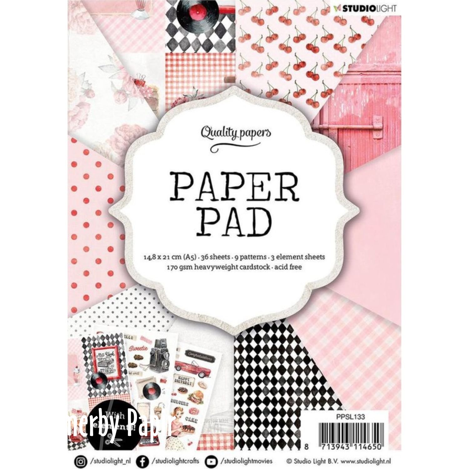 Scrap Sheets blok - Paper Pad Retro