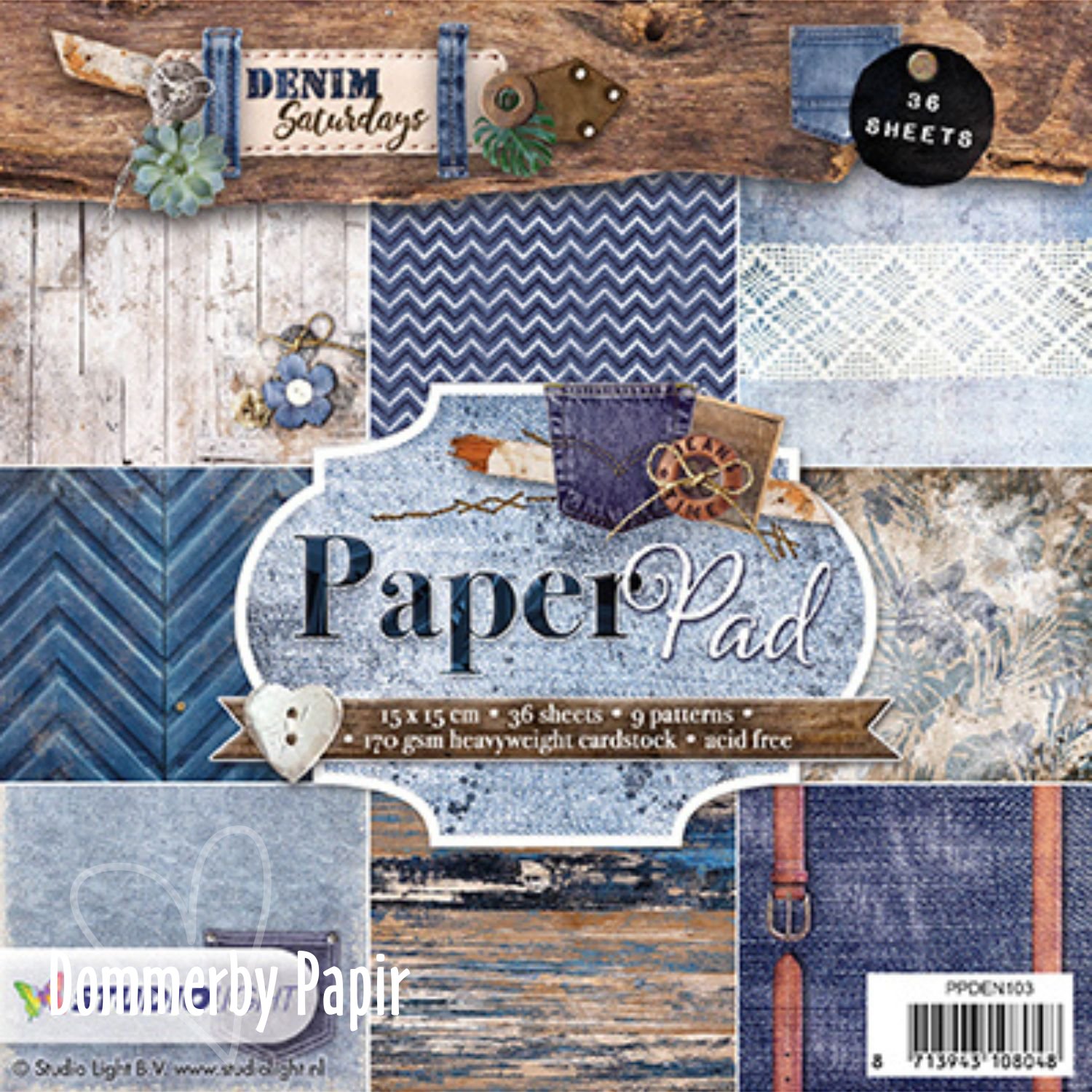 Scrap Sheets blok - Paper Pad Denim Saturdays