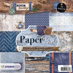 Scrap Sheets blok - Paper Pad Denim Saturdays