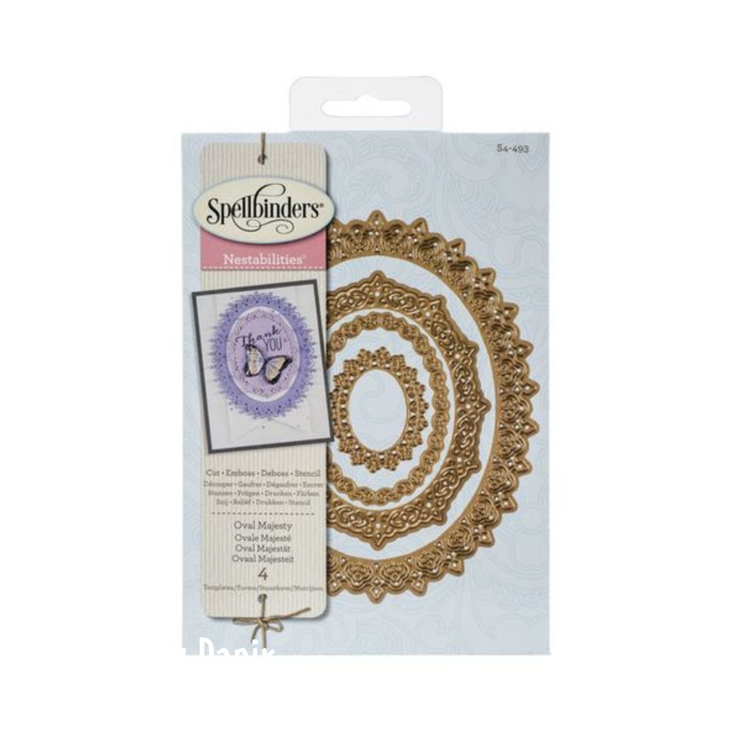  Spellbinders - Die - Oval Majesty