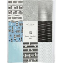 Designpapir i blok Bl - Vivi Gade