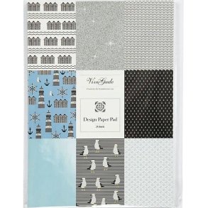 Designpapir i blok Bl - Vivi Gade