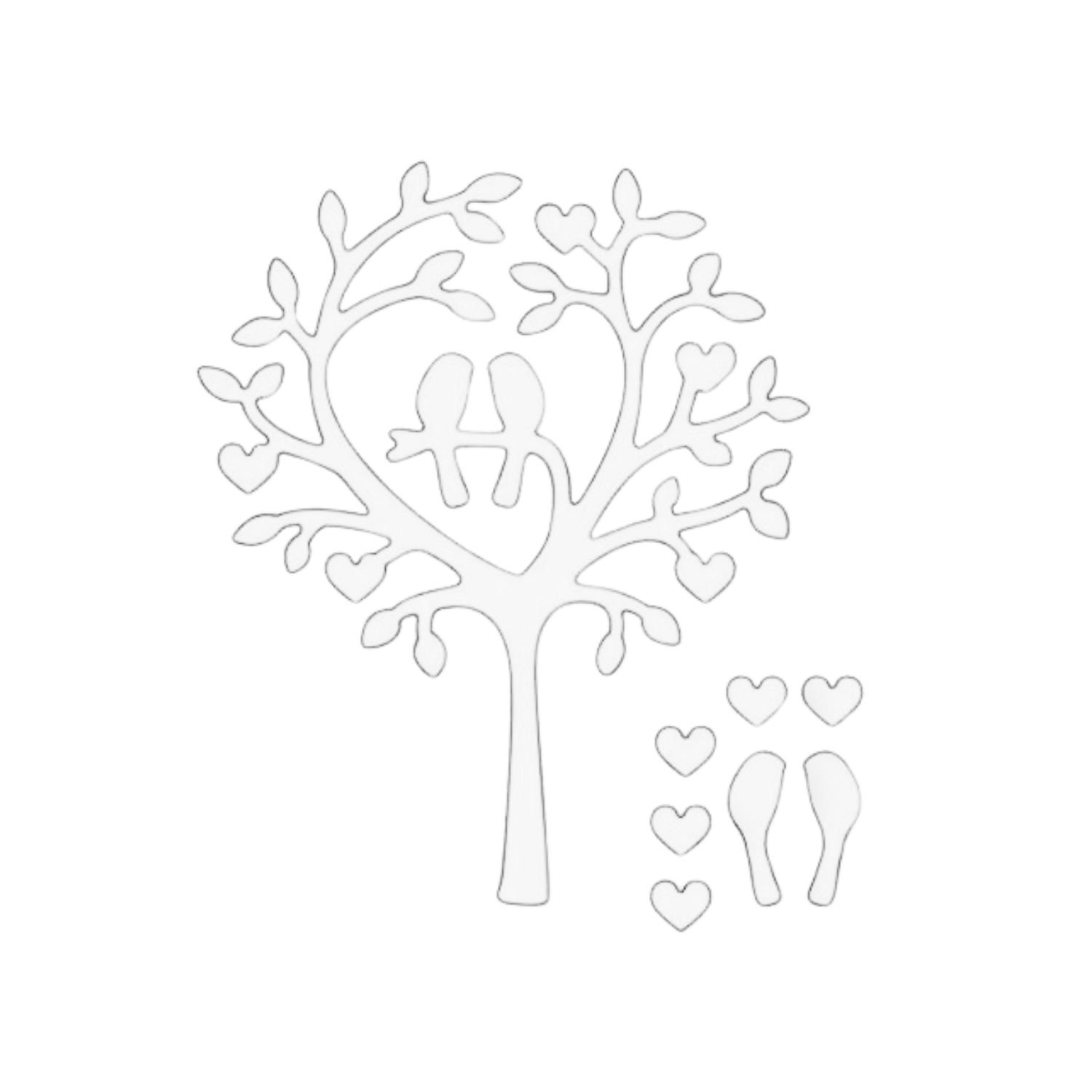 Wild Rose Studios - Die - Love Bird Tree